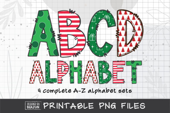 Christmas Alphabet Sublimation: A Designer's Festive Toolkit