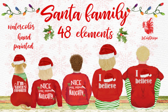 Christmas Family Clipart: Elevate Your Holiday Designs