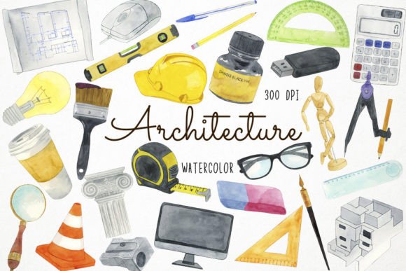 Designing with Architectural Watercolor Clipart: A Practical Guide