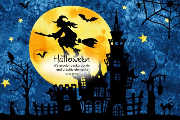 Halloween Watercolor: Crafting a Rich, Textured Atmosphere