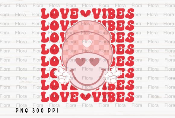 Love Vibes Smiley Face Valentines PNG: A Playful Design Asset