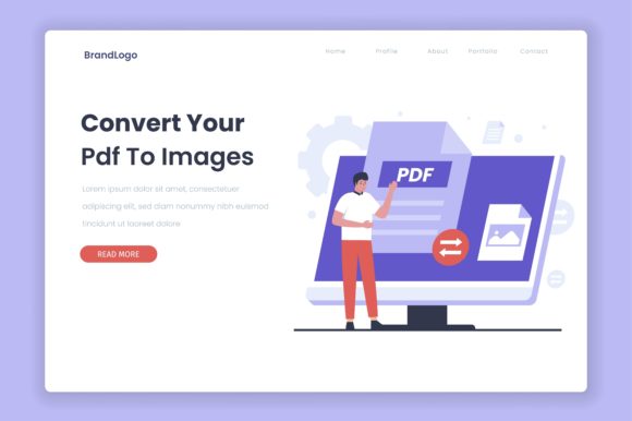 Transform Your Visuals: PDF to JPEG Convert Illustration Design