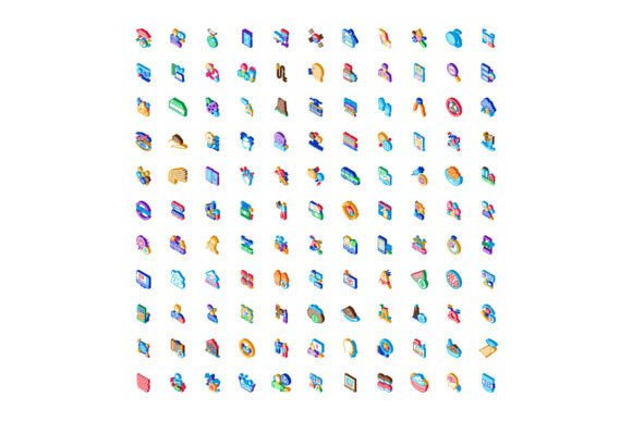Visual Storytelling with the Big Collection Isometric Icons with Busi